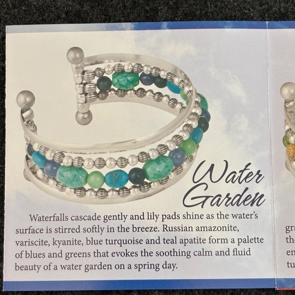 Carolyn Pollack sterling silver Changing Seasons cuff bracelet set. - Picture 11 of 12